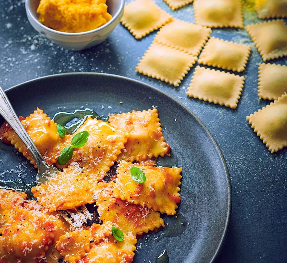 Squash, Sage and Mascarpone Pasta Filling